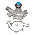 ACDelco 252-545 Engine Water Pump Engine Water Pump - 4 Hub Holes, Steel, Reverse Impeller, 8 Vane, Timing belt