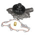 252-776 by ACDELCO - Engine Water Pump - Grey Iron, Reverse Impeller, 6 Vane, Timing belt