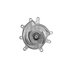 252-813 by ACDELCO - Engine Water Pump - Grey Iron, Reverse Impeller, 8 Vane, Timing belt