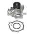 252-938 by ACDELCO - Engine Water Pump - Grey Iron, Reverse Impeller, 8 Vane, Timing belt