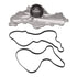 ACDelco 252-956 Engine Water Pump Engine Water Pump - Grey Iron, Standard Impeller, 11 Vane, Timing belt