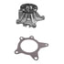 ACDelco 252-981 Engine Water Pump Engine Water Pump - 4 Hub Holes, Steel, Reverse Impeller, 6 Vane, Timing belt