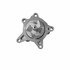 252-981 by ACDELCO - Engine Water Pump - 4 Hub Holes, Steel, Reverse Impeller, 6 Vane, Timing belt