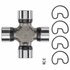 45U0103 by ACDELCO - Universal Joint - Greasable, Performance, Plain Round, with Mounting Hardware