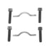 ACDelco 45U0505 Universal Joint Strap Kit Universal Joint Strap Kit - 0.3125" Mount Hole and Bolt Thread, Steel