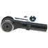 ACDelco 46A0758A Steering Tie Rod End Steering Tie Rod End - Outer, Male/Female, Black, with Castle Nut