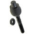 46A0986A by ACDELCO - Steering Tie Rod End - Inner, Male, Natural, Plain, Steel, with Castle Nut