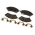 14D1075CHF1 by ACDELCO - Disc Brake Pad Set - Front, Ceramic, Revised F1 Part Design, with Hardware