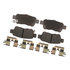 14D1088CHF1 by ACDELCO - Disc Brake Pad Set - Rear, Ceramic, Revised F1 Part Design, with Hardware