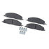 14D1400MH by ACDELCO - Disc Brake Pad Set - Rear, Bonded, Original Part Design, Semi-Metallic