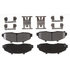 14D679CH by ACDELCO - Disc Brake Pad Set - Front, Bonded, Ceramic, Original Part Design