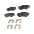 14D556CHF1 by ACDELCO - Disc Brake Pad Set - Front, Ceramic, Revised F1 Part Design, with Hardware