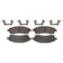 14D757MH by ACDELCO - Disc Brake Pad Set - Rear, Original Part Design, Semi-Metallic