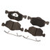 14D843CHF1 by ACDELCO - Disc Brake Pad Set - Front, Ceramic, Revised F1 Part Design, with Hardware