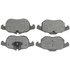 14D972M by ACDELCO - Disc Brake Pad Set - Front, Bonded, Original Part Design, Semi-Metallic