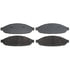 14D997CH by ACDELCO - Disc Brake Pad Set - Front, Bonded, Ceramic, Original Part Design