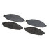 14D997CH by ACDELCO - Disc Brake Pad Set - Front, Bonded, Ceramic, Original Part Design