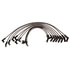 ACDelco 16-818D Spark Plug Wire Set Spark Plug Wire Set - Solid Boot, Silicone Insulation, Snap Lock, 9 Wires