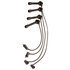 16-834G by ACDELCO - Spark Plug Wire Set - Solid Boot, Silicone Insulation, Snap Lock, 4 Wires
