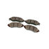 171-0877 by ACDELCO - Disc Brake Pad Set - Front, Bonded, Semi-Metallic, with Pad Shim and Wear Sensor