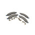 171-0864 by ACDELCO - Disc Brake Pad Set - Bonded, Semi-Metallic, with Mounting Hardware