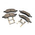 171-0979 by ACDELCO - Disc Brake Pad Set - Front, Bonded, Semi-Metallic, with Mounting Hardware