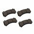 171-1040 by ACDELCO - Disc Brake Pad Set - Front, Bonded, Semi-Metallic, with Pad Shim and Wear Sensor