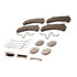 171-809 by ACDELCO - Disc Brake Pad Set - Bonded, Semi-Metallic, with Mounting Hardware