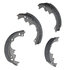 17514RF1 by ACDELCO - Drum Brake Shoe - Rear, Riveted, Revised F1 Part Design, without Hardware