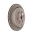 177-1115 by ACDELCO - Disc Brake Rotor - 6 Lug Holes, Cast Iron, Plain, Turned Painted, Vented, Rear