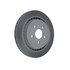 177-1233 by ACDELCO - Disc Brake Rotor - 5 Lug Holes, Cast Iron, Painted, Plain Vented, Rear