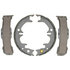 17859B by ACDELCO - Parking Brake Shoe - Bonded Rear, Organic, without Mounting Hardware