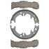 17859B by ACDELCO - Parking Brake Shoe - Bonded Rear, Organic, without Mounting Hardware