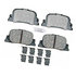 17D1088CH by ACDELCO - Disc Brake Pad Set - Rear, Bonded, Ceramic, Original Part Design