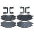 17D1097CH by ACDELCO - Disc Brake Pad Set - Front, Bonded, Ceramic, Original Part Design