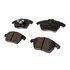 17D1107ACF1 by ACDELCO - Disc Brake Pad Set - Front, Bonded, Ceramic, Revised F1 Part Design