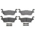 17D1120CH by ACDELCO - Disc Brake Pad Set - Rear, Bonded, Ceramic, Original Part Design