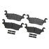 17D1120CH by ACDELCO - Disc Brake Pad Set - Rear, Bonded, Ceramic, Original Part Design