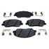 17D1202CH by ACDELCO - Disc Brake Pad Set - Front, Bonded, Ceramic, Original Part Design