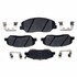 17D1202CH by ACDELCO - Disc Brake Pad Set - Front, Bonded, Ceramic, Original Part Design