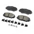 17D1210CHF1 by ACDELCO - Disc Brake Pad - Bonded, Ceramic, Revised F1 Part Design, with Hardware