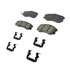 17D1264CHF1 by ACDELCO - Disc Brake Pad - Bonded, Ceramic, Revised F1 Part Design, with Hardware