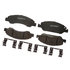 17D1367AMHPV by ACDELCO - Disc Brake Pad Set - Front, Bonded, Original Part Design, Semi-Metallic