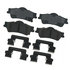 17D1352CH by ACDELCO - Disc Brake Pad Set - Rear, Bonded, Ceramic, Original Part Design