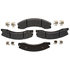 17D1411SDH by ACDELCO - Disc Brake Pad Set - Front, Ceramic, Bonded, with Mounting Hardware