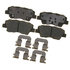 17D1445CH by ACDELCO - Disc Brake Pad Set - Rear, Bonded, Ceramic, Original Part Design