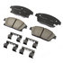 17D1467CHF1 by ACDELCO - Disc Brake Pad - Bonded, Ceramic, Revised F1 Part Design, with Hardware