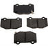17D1718C by ACDELCO - Disc Brake Pad Set - Rear, Bonded, Ceramic, without Mounting Hardware