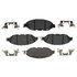17D1649CH by ACDELCO - Disc Brake Pad - Ceramic, Original Part Design, with Hardware