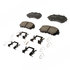 17D1737CHF1 by ACDELCO - Disc Brake Pad - Bonded, Ceramic, Revised F1 Part Design, with Hardware